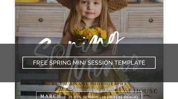 Spring Mini Session Template - Free