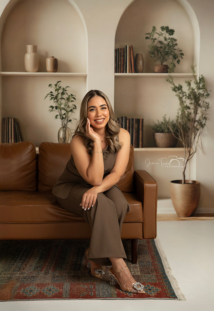 Arched Office Wall (sweep options) - HSD Photography Backdrops
