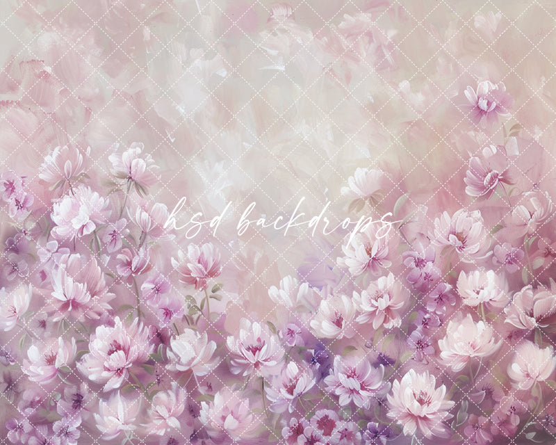 Adelaide Fine Art Floral Backdrop (sweep options) - HSD Photography Backdrops