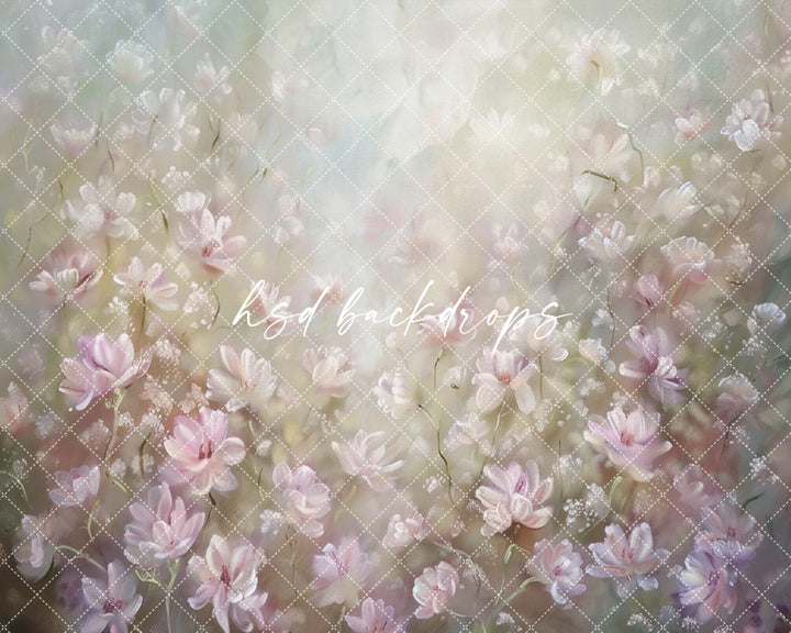 Finch Fine Art Floral Backdrop (sweep options) - HSD Photography Backdrops