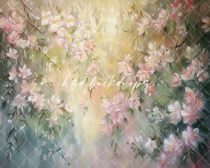 Haven Fine Art Floral Backdrop (sweep options) - HSD Photography Backdrops