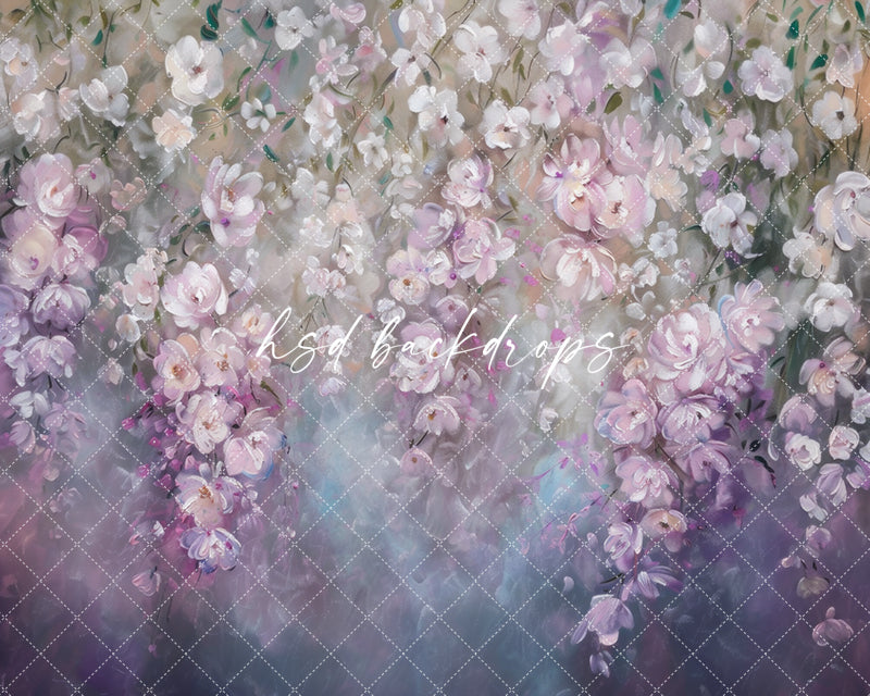 Waverly Fine Art Floral Backdrop (sweep options) - HSD Photography Backdrops