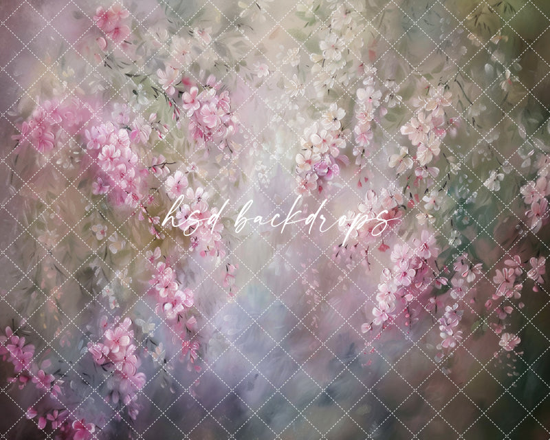 Oakley Fine Art Floral Backdrop (sweep options) - HSD Photography Backdrops