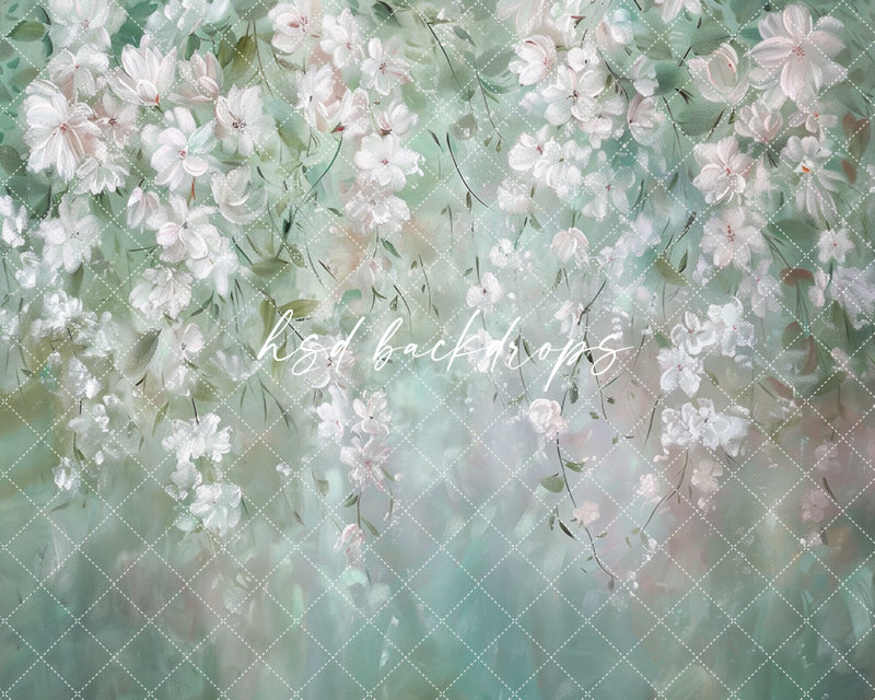 Emilia Fine Art Floral Backdrop (sweep options) - HSD Photography Backdrops