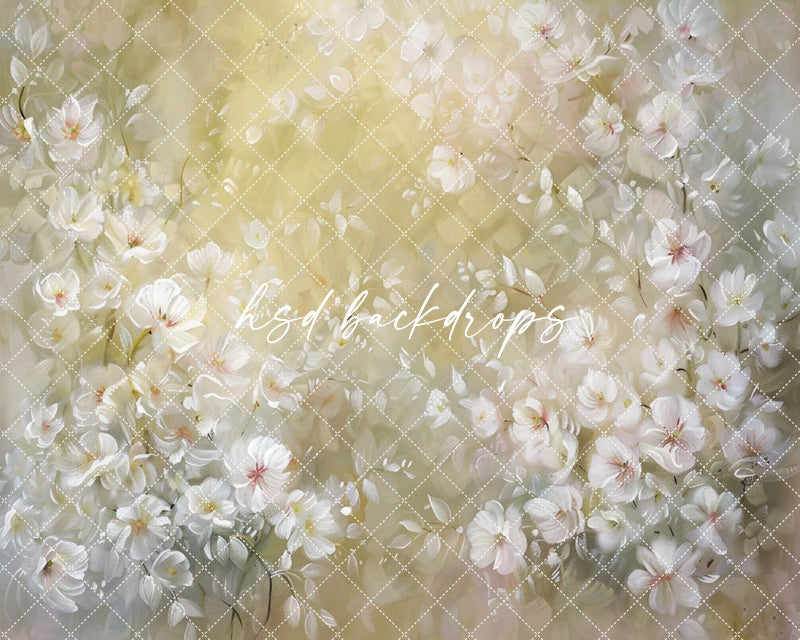 Soleil Fine Art Floral Backdrop (sweep options) - HSD Photography Backdrops