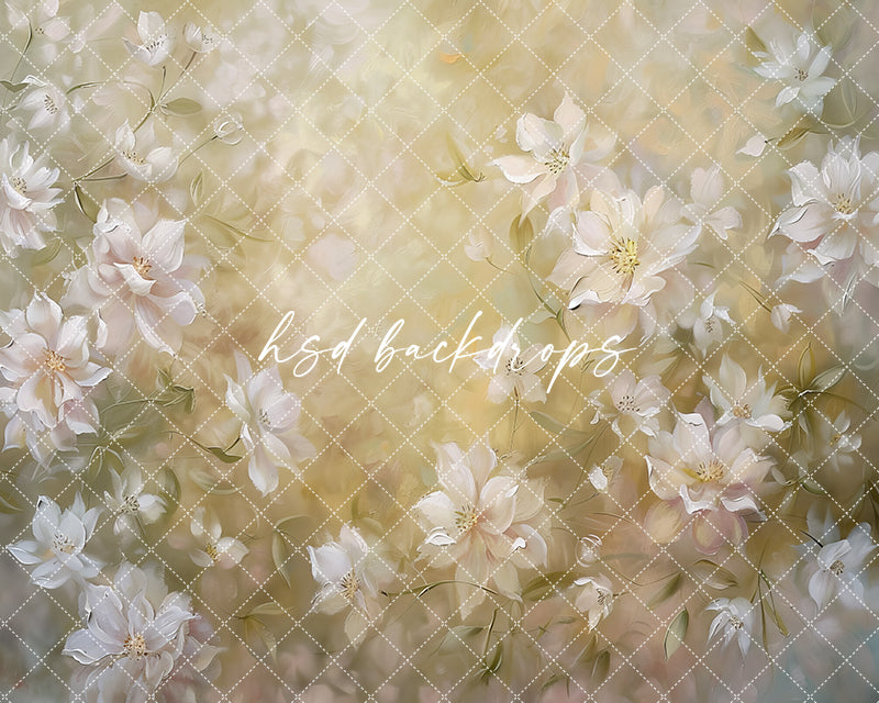Lola Floral Photo Backdrop (sweep options) - HSD Photography Backdrops