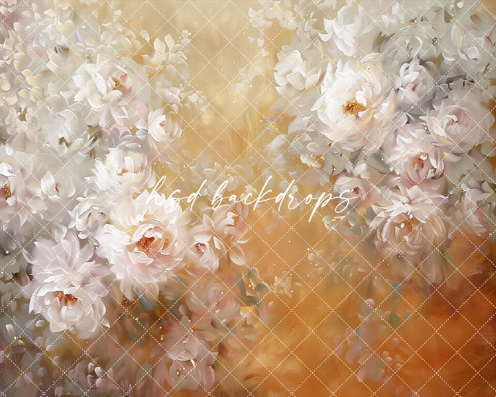 Clementine Fine Art Floral Backdrop (sweep options) - HSD Photography Backdrops