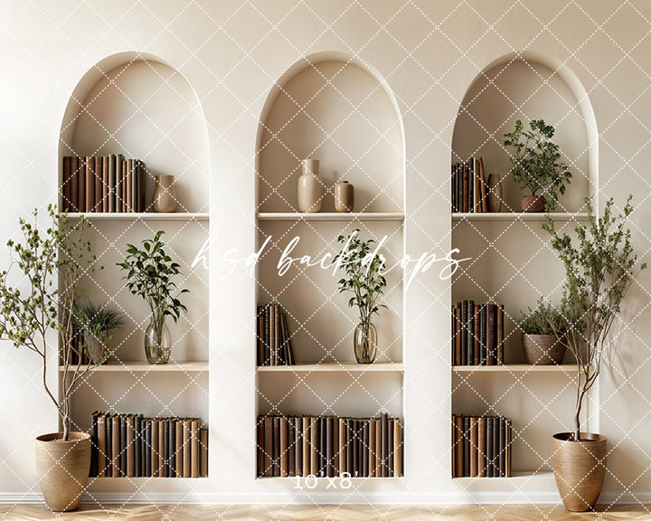 Arched Office Wall (sweep options) - HSD Photography Backdrops