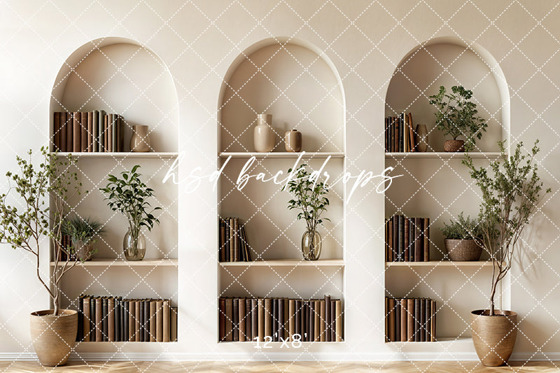 Arched Office Wall (sweep options) - HSD Photography Backdrops