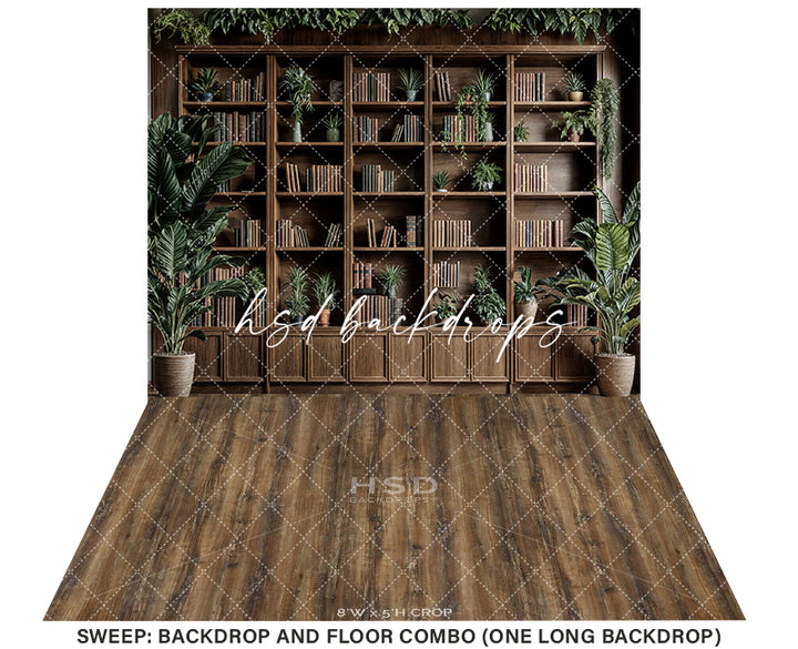 Tranquil Office Den (sweep options) - HSD Photography Backdrops