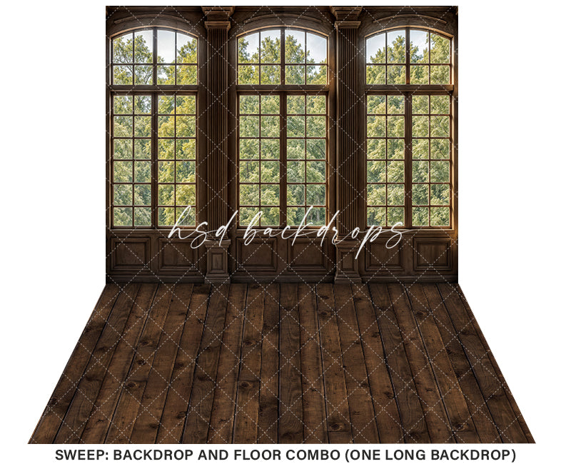 Elegant Arched Windows (sweep options) - HSD Photography Backdrops