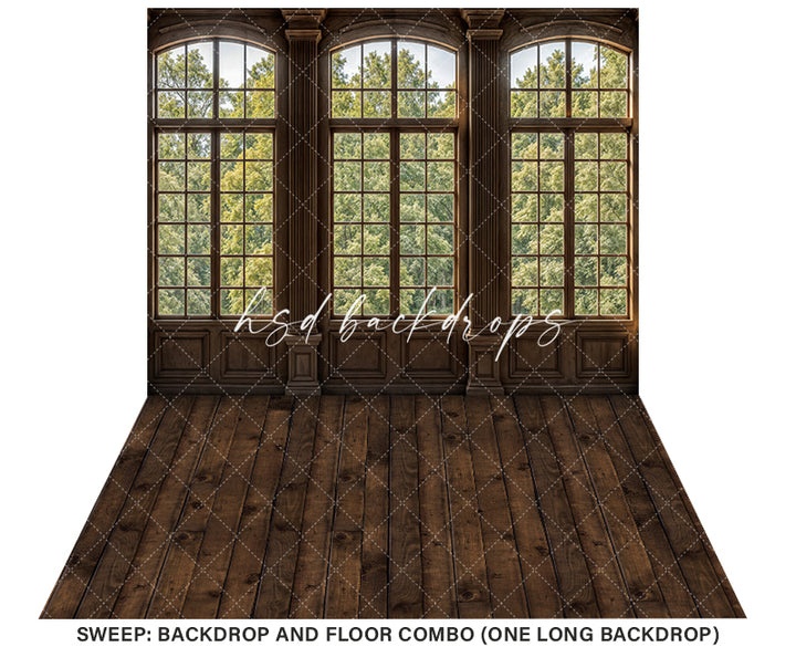 Elegant Arched Windows (sweep options) - HSD Photography Backdrops