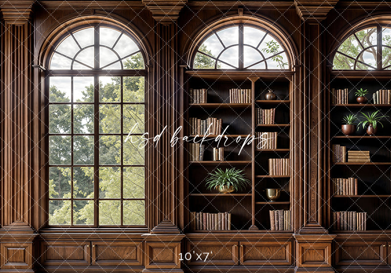 Grand Office - Left Window (sweep options) - HSD Photography Backdrops