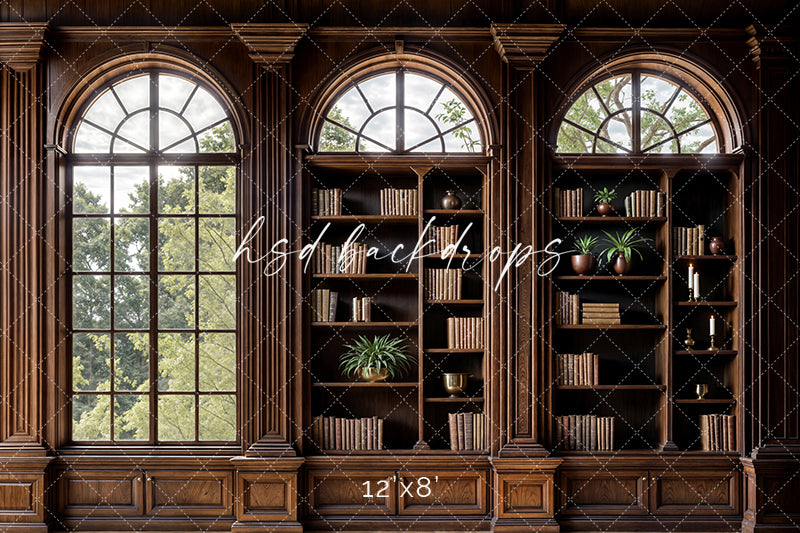 Grand Office - Left Window (sweep options) - HSD Photography Backdrops