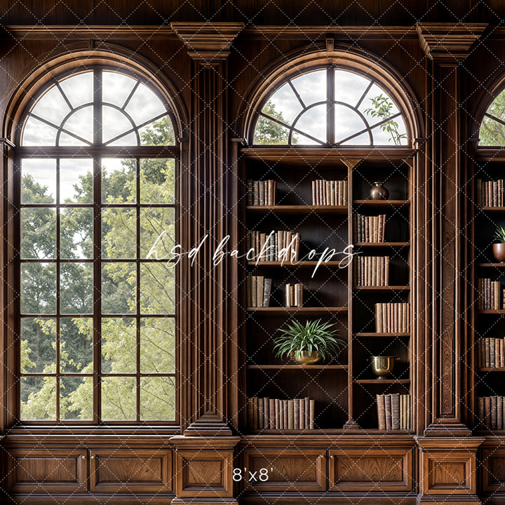 Grand Office - Left Window (sweep options) - HSD Photography Backdrops