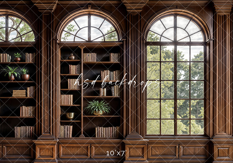 Grand Office - Right Window (sweep options) - HSD Photography Backdrops