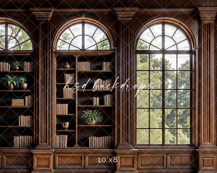 Grand Office - Right Window (sweep options) - HSD Photography Backdrops