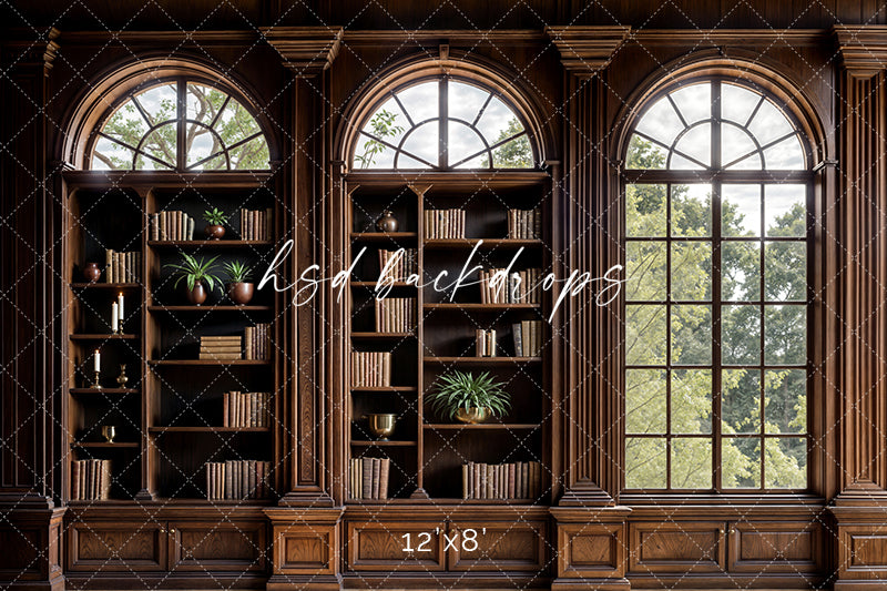 Grand Office - Right Window (sweep options) - HSD Photography Backdrops