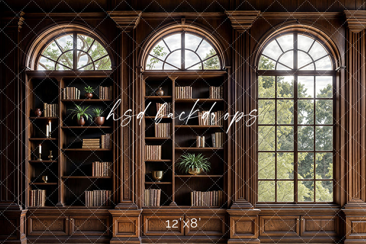 Grand Office - Right Window (sweep options) - HSD Photography Backdrops