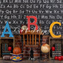 Vintage School Classroom - HSD Photography Backdrops