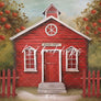 Little Red School House - HSD Photography Backdrops