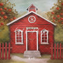 Little Red School House - HSD Photography Backdrops