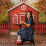 Little Red School House - HSD Photography Backdrops