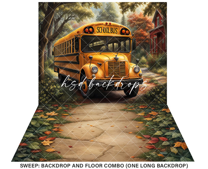 School Bus (sweep options) - HSD Photography Backdrops