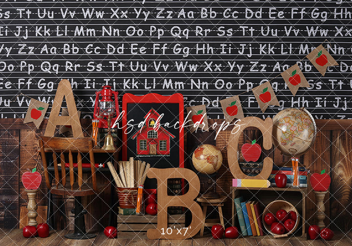 Rustic Classroom - HSD Photography Backdrops