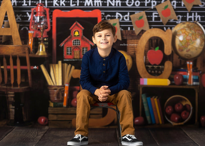 Rustic Classroom - HSD Photography Backdrops