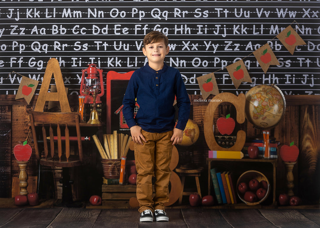 Rustic Classroom - HSD Photography Backdrops
