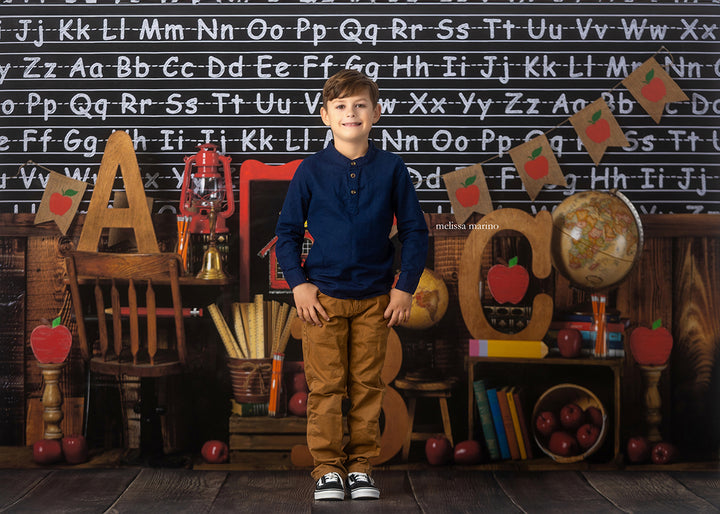 Rustic Classroom - HSD Photography Backdrops