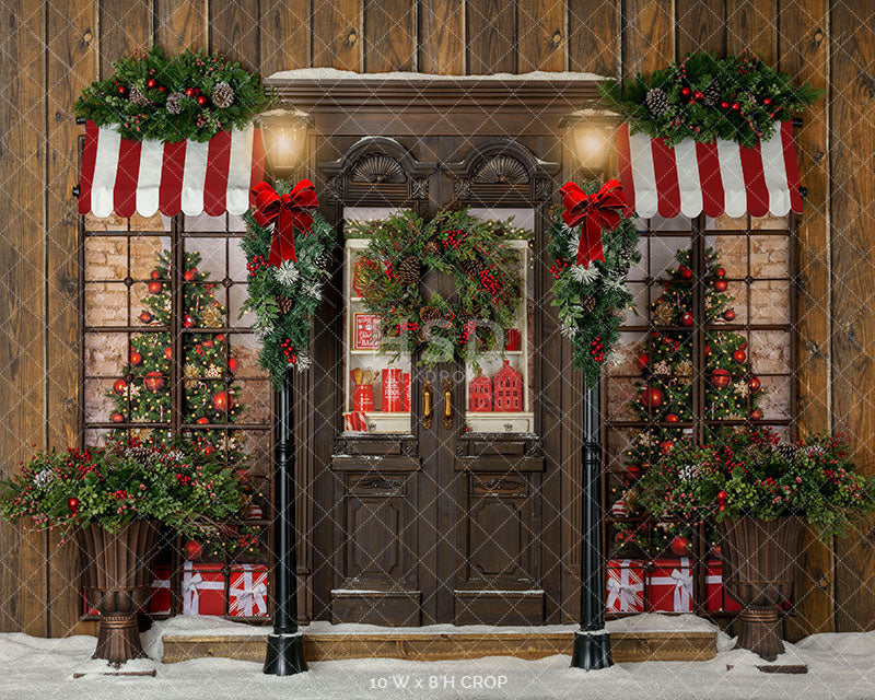 Merry Christmas Lane - HSD Photography Backdrops