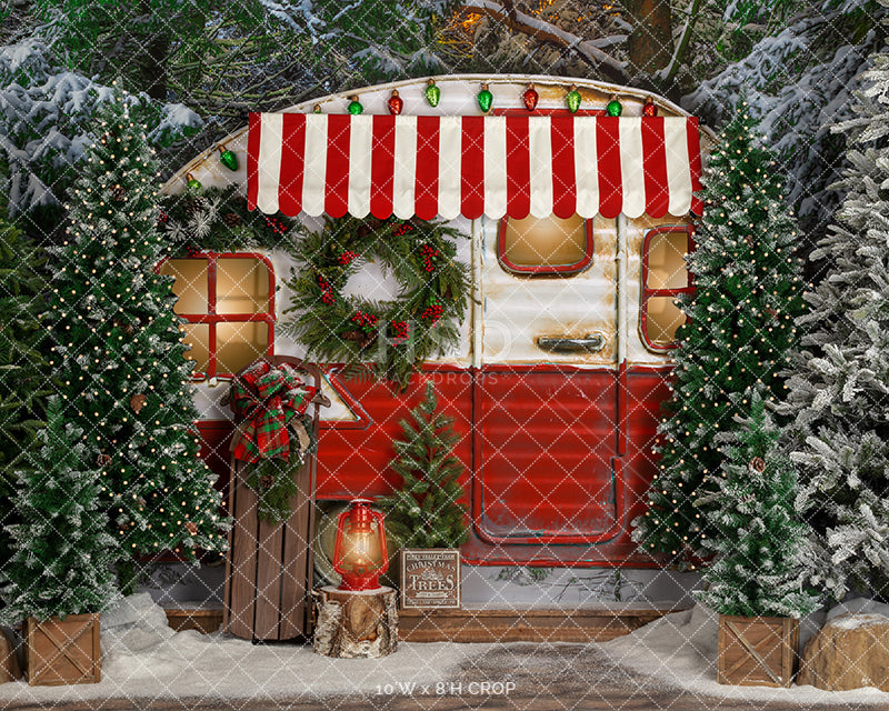 Christmas Camper - HSD Photography Backdrops