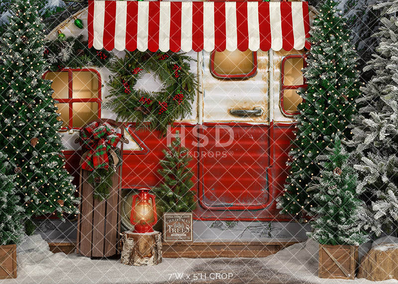 Christmas Camper - HSD Photography Backdrops