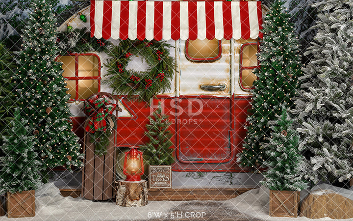 Christmas Camper - HSD Photography Backdrops
