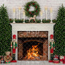 Warm by the Fireplace - HSD Photography Backdrops