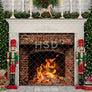 Warm by the Fireplace - HSD Photography Backdrops