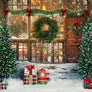Santa's North Pole (lights) - HSD Photography Backdrops