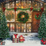 Santa's North Pole (lights) - HSD Photography Backdrops