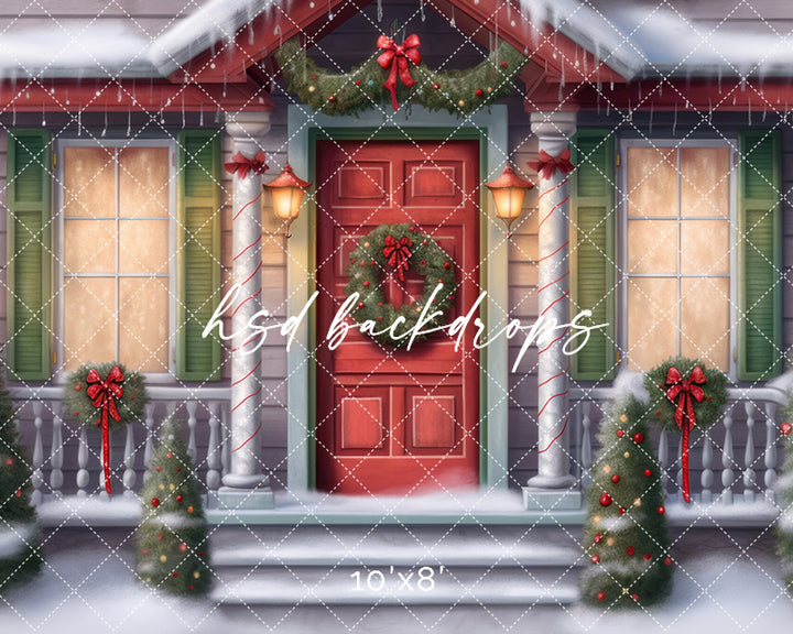 Snow Place Like Home (sweep options) - HSD Photography Backdrops