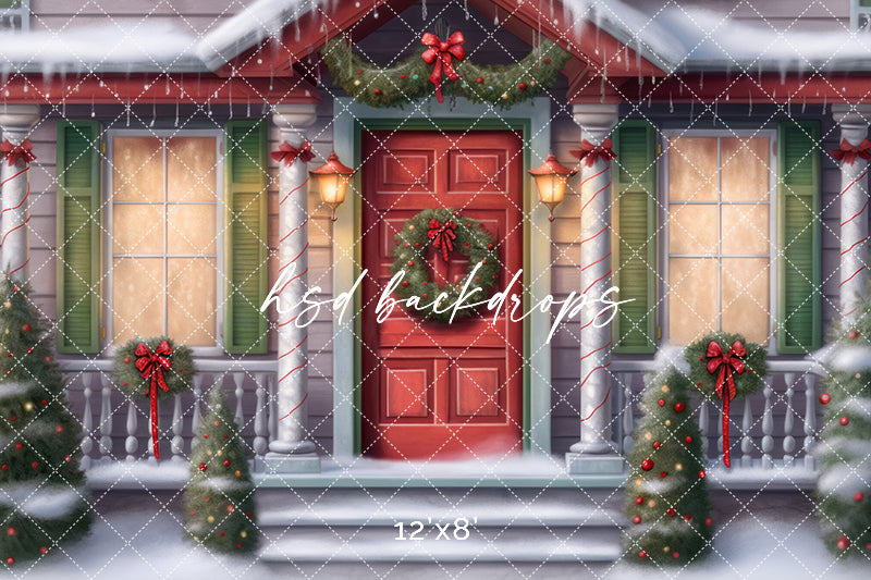 Snow Place Like Home (sweep options) - HSD Photography Backdrops