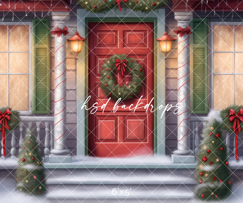 Snow Place Like Home (sweep options) - HSD Photography Backdrops