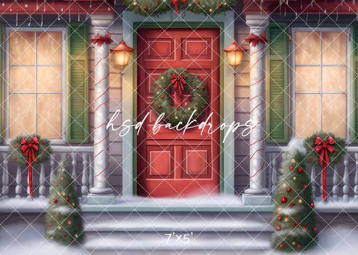 Snow Place Like Home (sweep options) - HSD Photography Backdrops