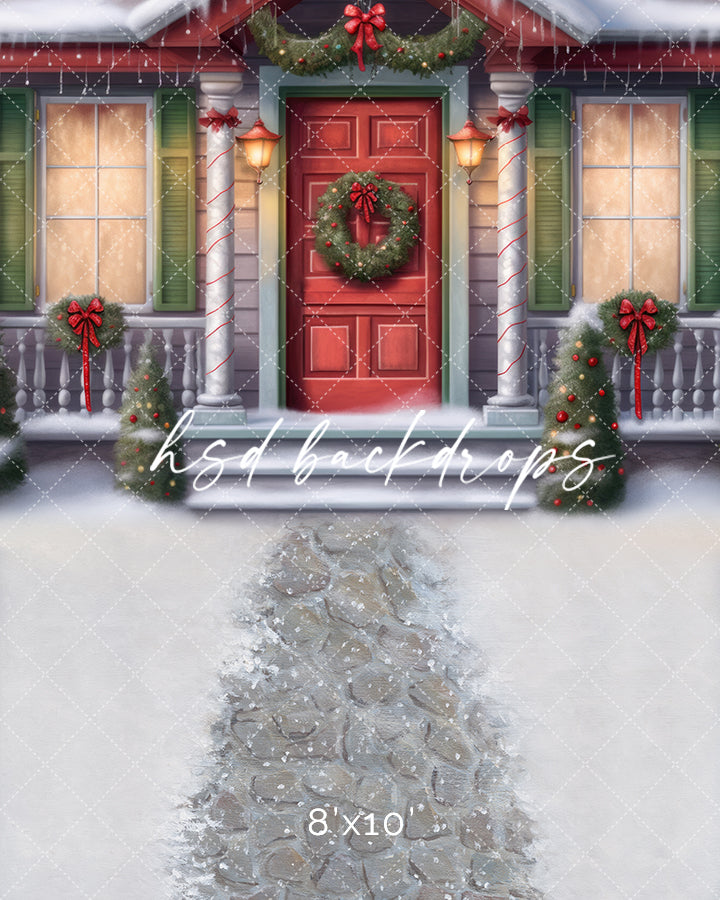 Snow Place Like Home (sweep options) - HSD Photography Backdrops