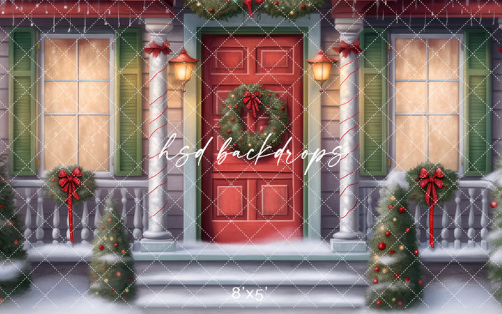 Snow Place Like Home (sweep options) - HSD Photography Backdrops