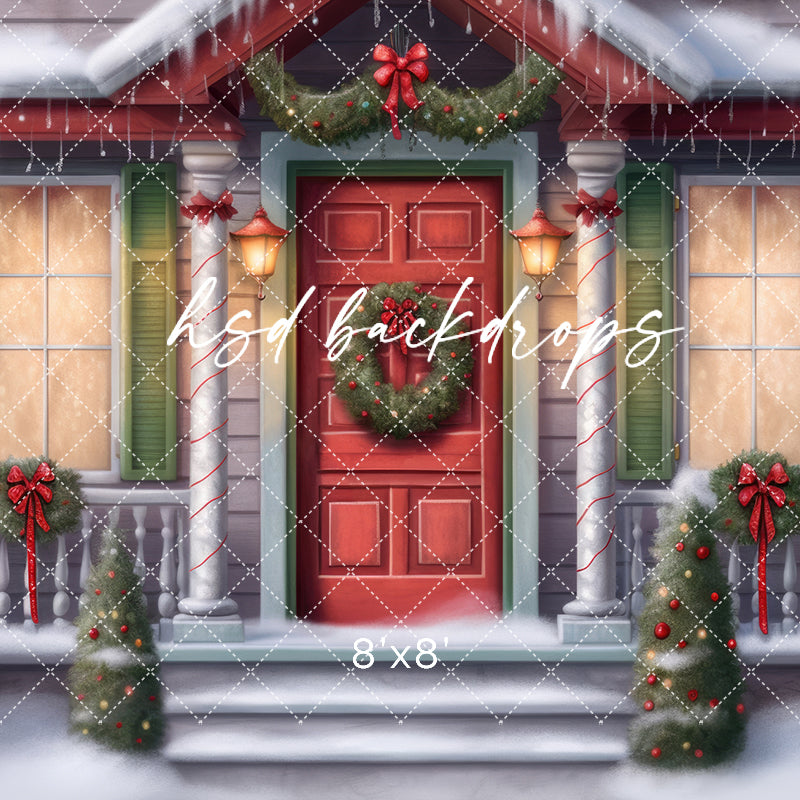 Snow Place Like Home (sweep options) - HSD Photography Backdrops