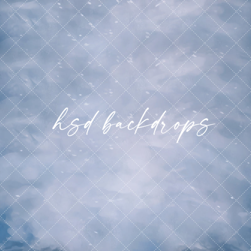 Snow Floor Backdrop for Photography | Rubber Backed Floor Mat