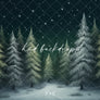 Snowy Winter Forest Backdrop for Winter Wonderland & Christmas Photos