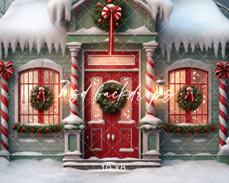 Very Merry Lane - HSD Photography Backdrops